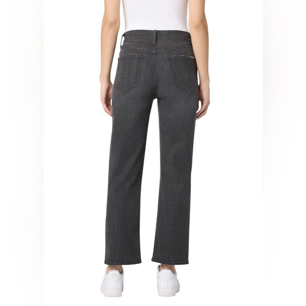 HUDSON NOA JEAN WASHED BLACK COLOR CROPPED STRAIGHT LEG SIZE 26 - Picture 3 of 9